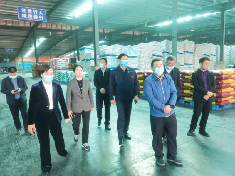 吕修涛一行莅临安阳猫咪官网在线观看新肥科技有限公司调研工作